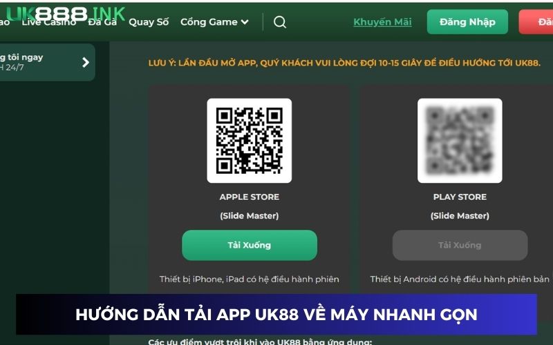 Các bước tải app UK88 iOS và Android về điện thoại Các bước tải app UK88 iOS và Android về điện thoại